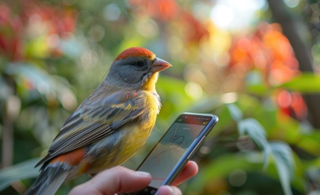 record bird sounds on phone