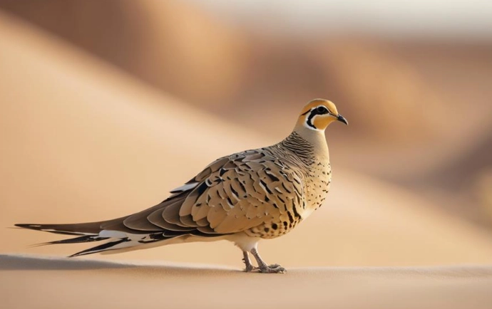how to identify desert birds