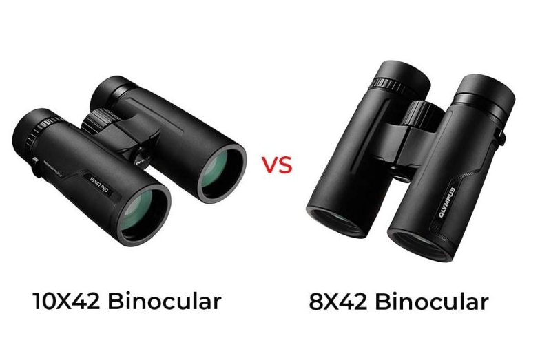 8x42 vs 10x42 binoculars