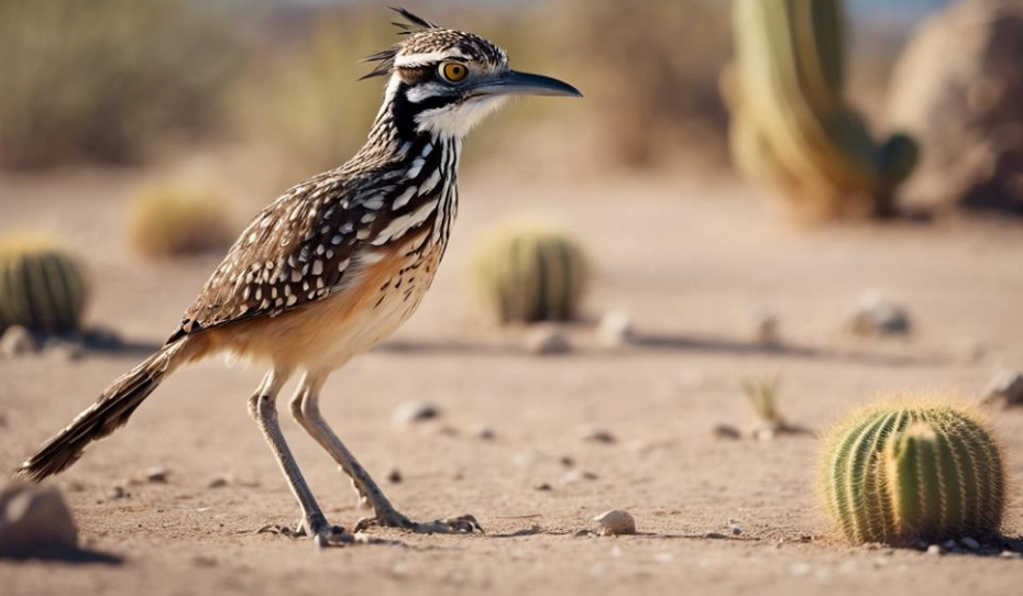 Are there any birds in the desert?