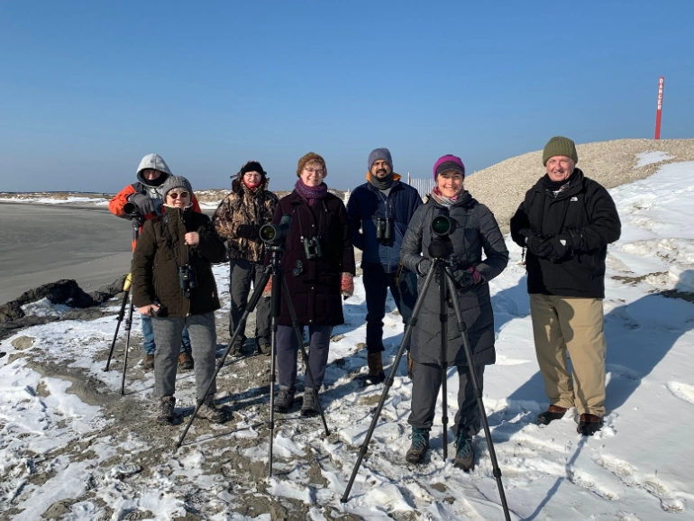 cold weather birding