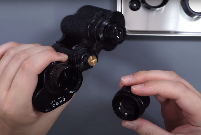 clean binocular rubber